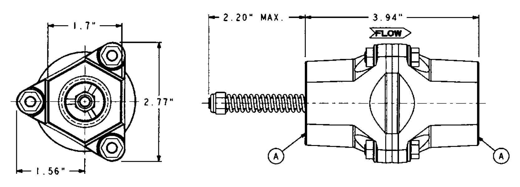 Heat Exchanger / Cross Port Relief Valves Zinga