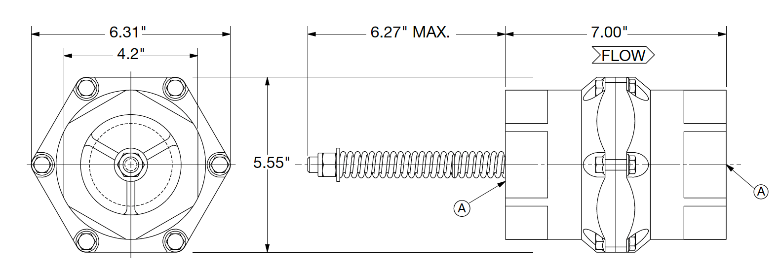 Heat Exchanger / Cross Port Relief Valves Zinga