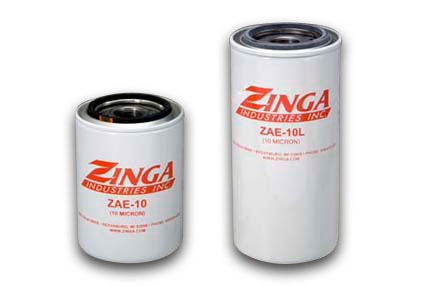 Synthetic spin-on hydraulic filter element with 1-12 thread mounting, high efficiency Z-Glass media, 3.8 inch diameter